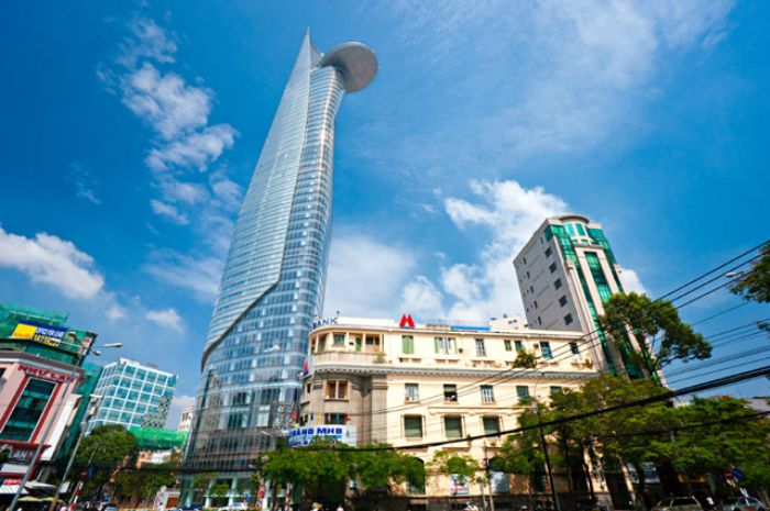 Bitexco Financial Tower được dựa trên ý tưởng thiết kế lấy hình ảnh từ búp sen