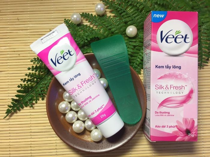 Nhắc đến top 8 loại gel wax lông bán chạy nhất trên thị trường hiện nay không thể bỏ qua Veet Silk Fresh