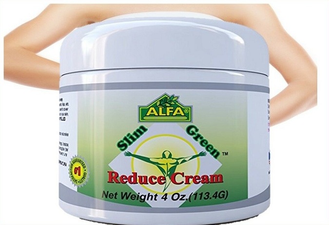 kem tan mỡ của Mỹ Slim Green Reduce Cream